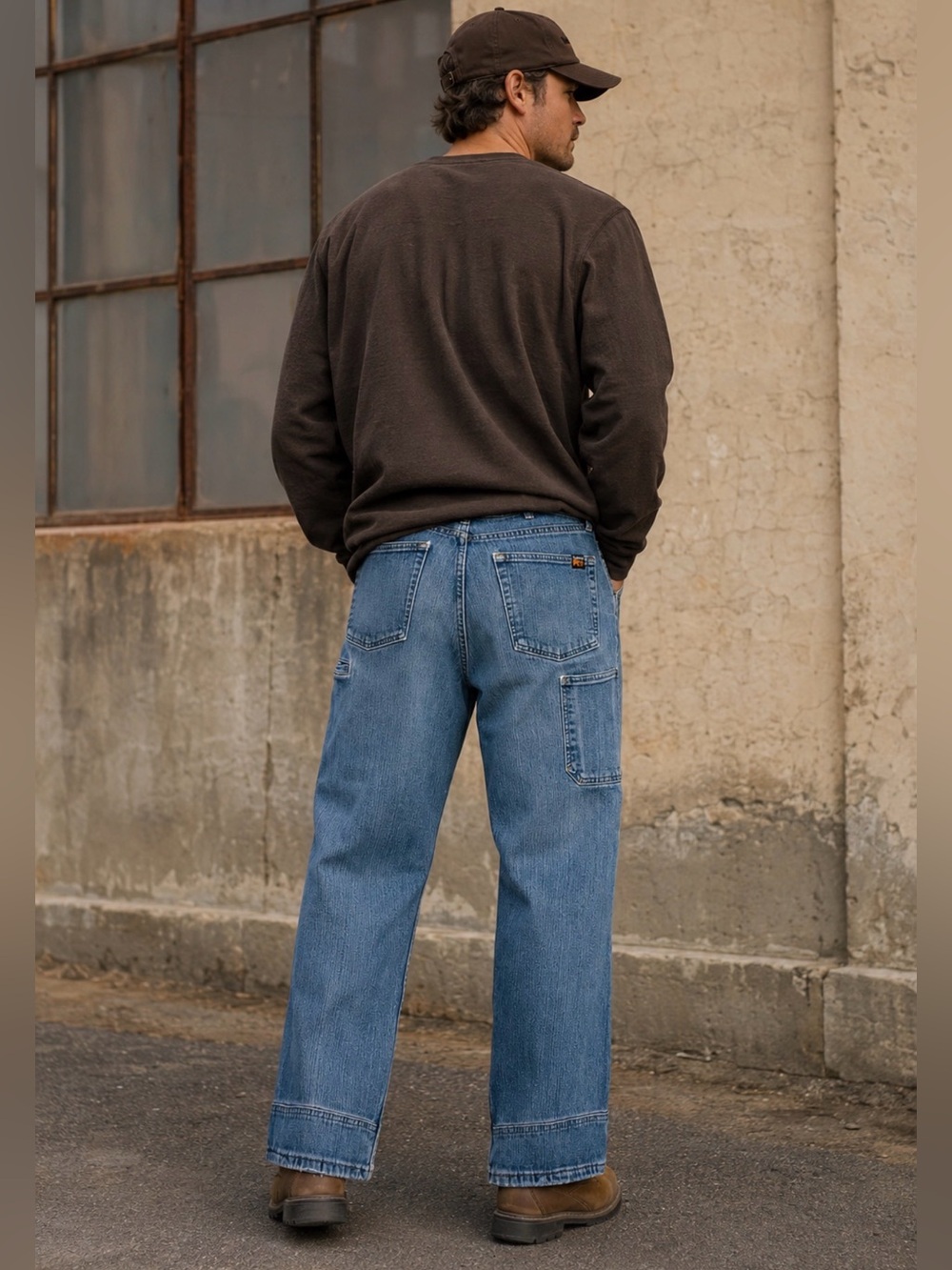 Timberland PRO Straight Leg Carpenter Jeans 34x30 Workwear Utility Denim Y2K